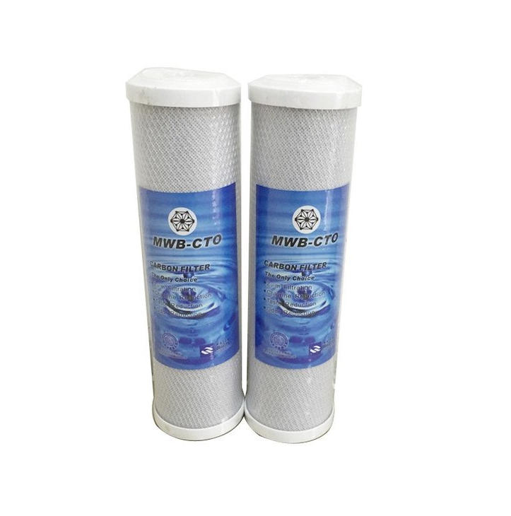 净水器cto滤芯10寸平口压缩活性炭棒批发